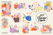 300+ Flora Moderna Vector Clipart, a Decorative Illustration by angelainthefields (Thumbnail 9 of 23)