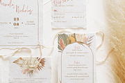Bohemian Dried Foliage Wedding Suite, an Invitation Template by BlueRobinDesignShop (Thumbnail 6 of 17)