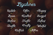 Just Peachy Script Typeface, a Handwritten Font by graphiklee (Thumbnail 6 of 8)