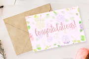 Watercolor Hydrangea Clip Art Set, an Illustration by Tati Bordiu (Thumbnail 4 of 5)