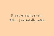 Candy Wrapper - A Handlettered Font, a Sans Serif Font by Beck McCormick (Thumbnail 7 of 10)
