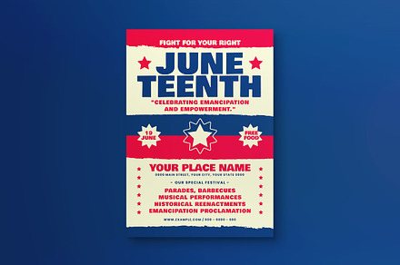 Celebration of Juneteenth Flyer
