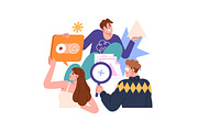 UX UI design concept set, a Work Illustration by PaperTrident (Thumbnail 3 of 5)