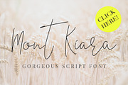 Mont Kiara Script Font, a Script Font by Renata Chizhikova (Thumbnail 1 of 16)