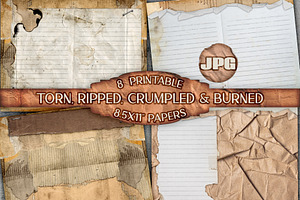 Vintage Grunge Junk Journal Papers, a Texture Illustration by AlexandHer Digital Art