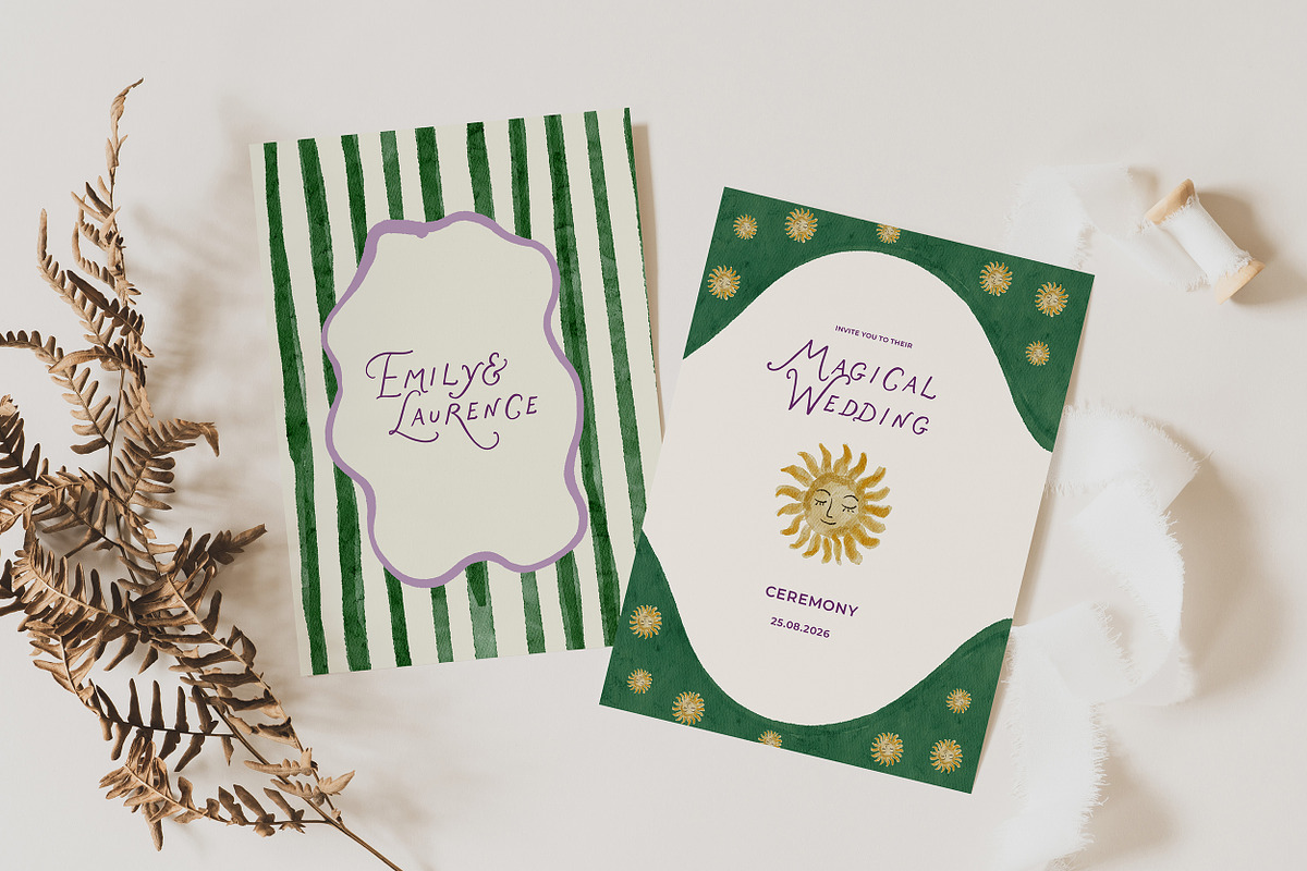 Whimsy Dolce Vita Watercolor Frames, an Object Graphic by Laras Wonderland (Photo 13 of 14)