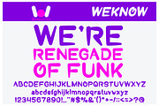 take and give font, a Font by weknow (Thumbnail 3 of 5)