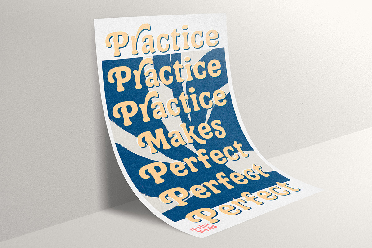 Burning Chiller - Display Font, a Slab Serif Font by Letterhend Studio (Photo 5 of 9)