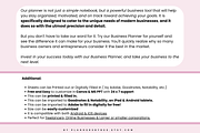 Start-Up / Small Business Planner, a Print Template by PlannersByBee (Thumbnail 6 of 6)