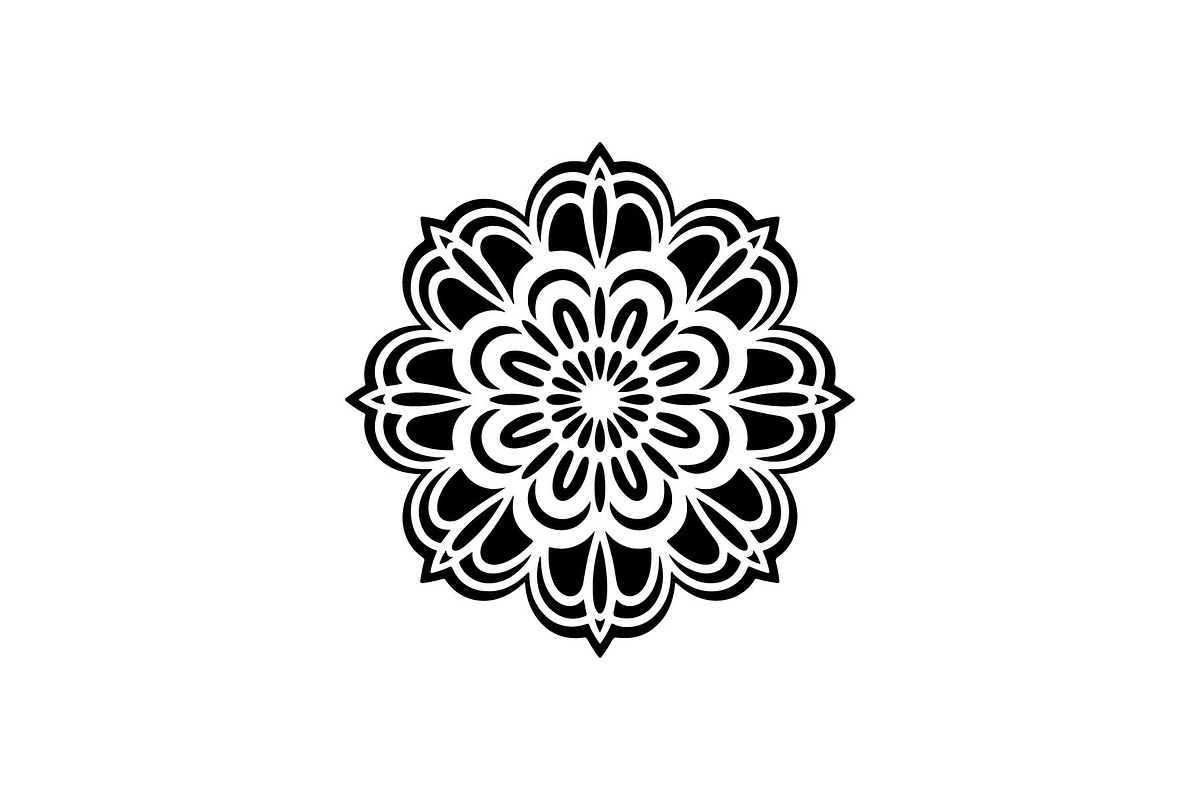 Black Mandala SVG Bundle, an Object Graphic by jahid234 (Photo 4 of 13)