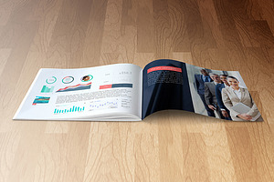 A5 Landscape Booklet Mockup