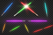 Vector light swords pack, a Technology Illustration by PhotoVector (Thumbnail 4 of 5)