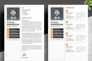 Modern Resume Template Word CV