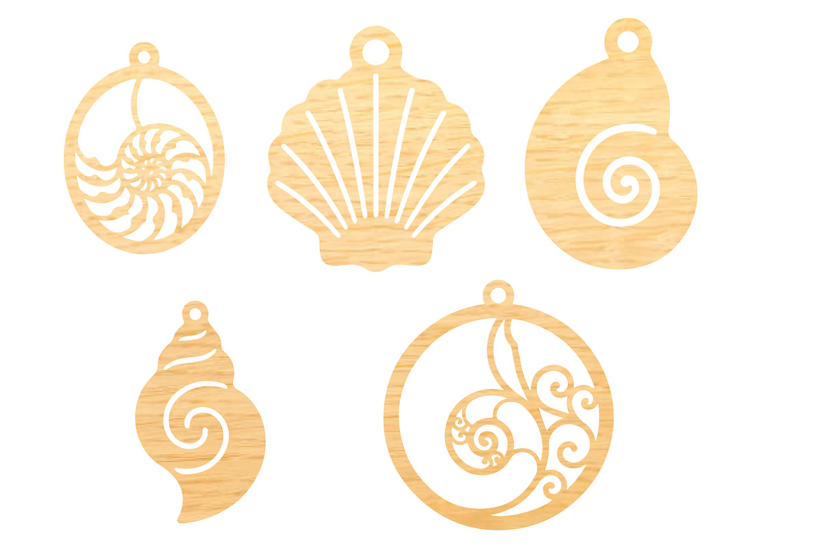 30 Coastal Earrings Laser Cut SVG, an Object Graphic by DreamCafeArt (Photo 7 of 7)