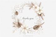 Watercolor Christmas Clipart, a Seasonal Illustration by Patishop Art (Thumbnail 2 of 8)