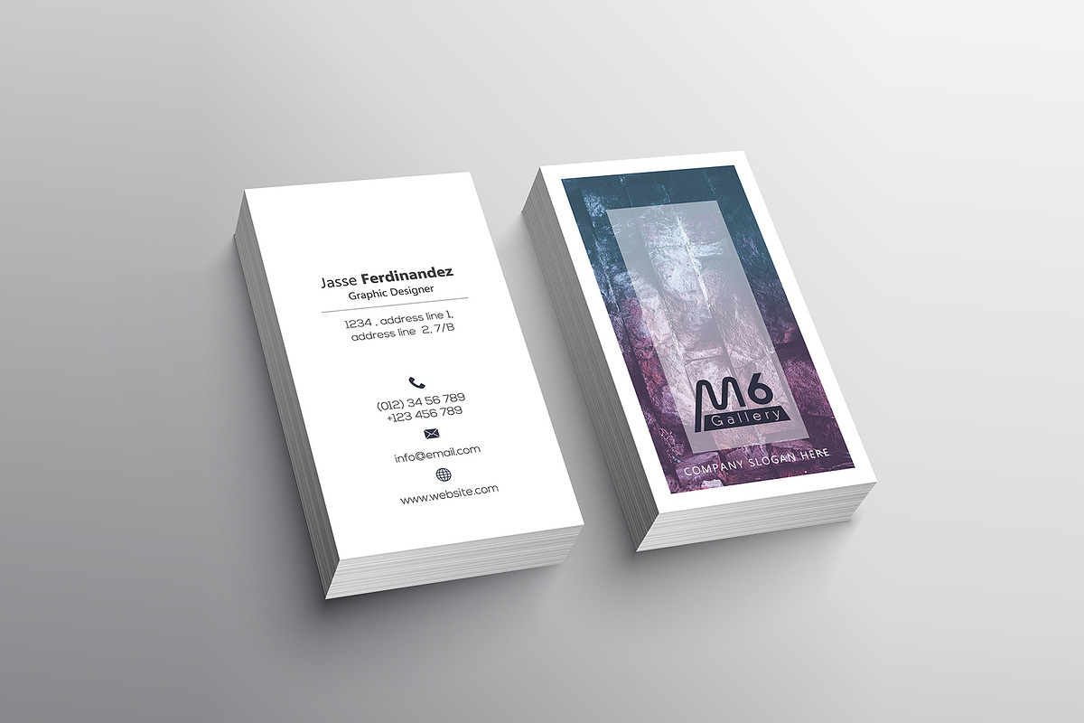 Unique 50 Business Card Bundle, a Business Card Template by M6 Gallery (Photo 52 of 151)