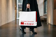 Shopping Paperbag Mockup Scene, a Packaging Mockup by areadesain (Thumbnail 2 of 5)