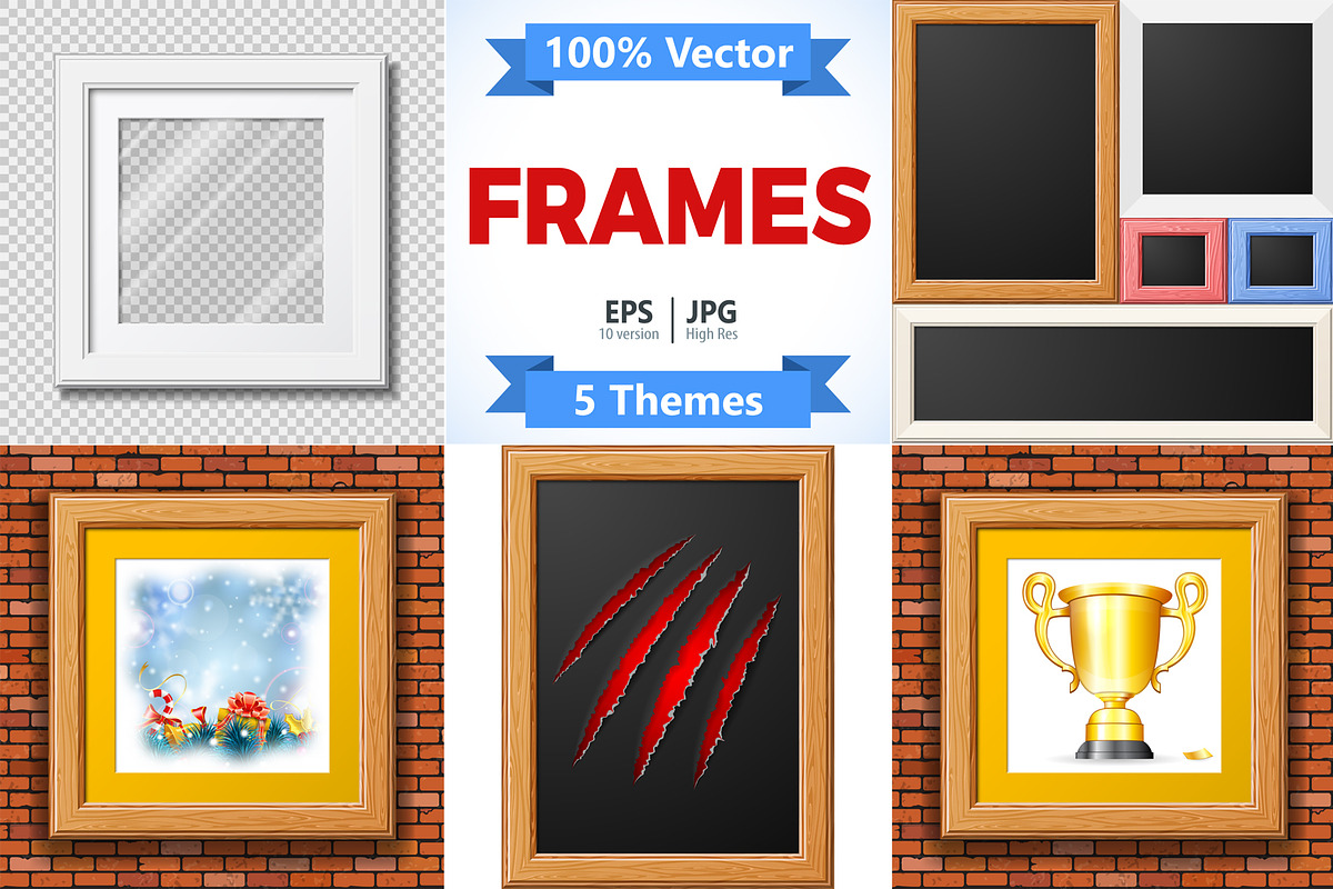 Collect Mockup Paper Wooden Frames, an Animal Illustration by TAlex (Photo 1 of 6)