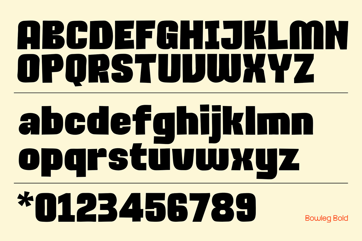 Bowleg – Hand Drawn Display Font, a Handwritten Font by Graptail (Photo 13 of 15)