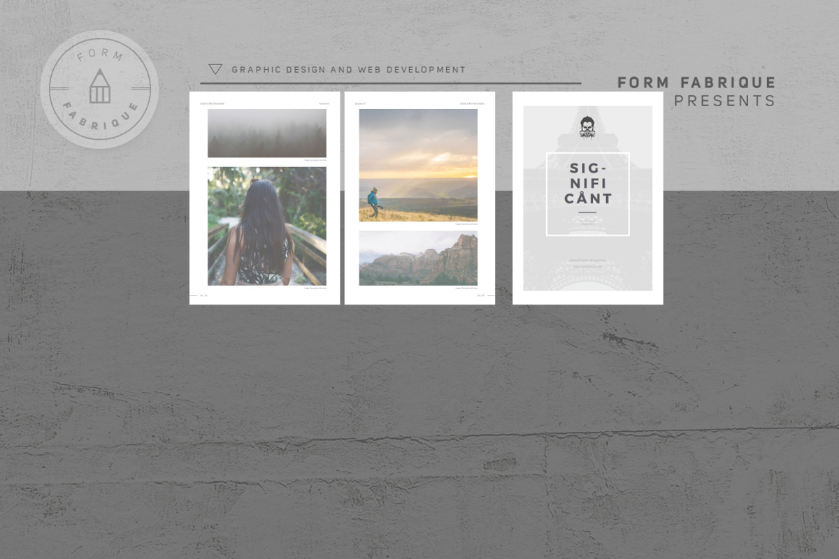 Significant Magazine, a Magazine Template by Form Fabrique (Photo 7 of 14)
