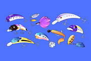 Fishing lure, angler tackle set, an Object Illustration by PaperTrident (Thumbnail 3 of 4)