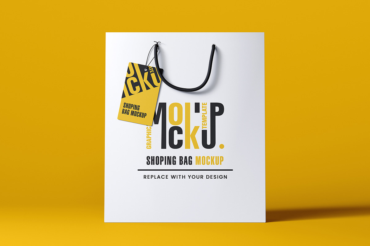 Shopping Bag Mockup Sets, a Packaging Mockup by Artnivora.Std (Photo 3 of 4)