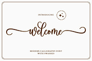 welcome, a Handwritten Font by Mozatype (Thumbnail 1 of 10)