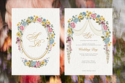 Vintage Garden Watercolor Clipart, a Decorative Illustration by Ooh Lily (Thumbnail 4 of 23)