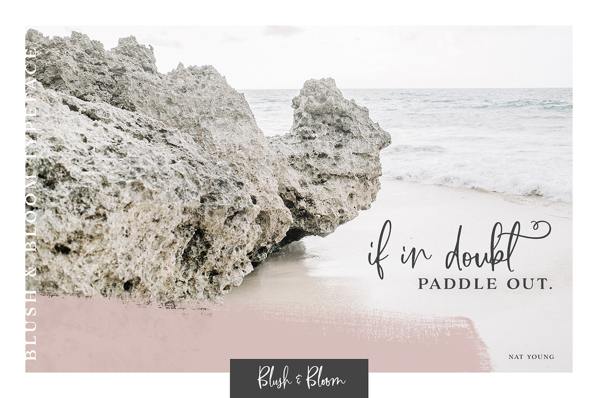 Blush & Bloom Signature Type, a Script Font by Callie Rian & Co. (Photo 17 of 19)