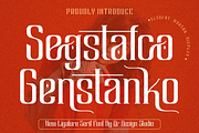 Segstafco Genstanko, a Serif Font by QR Design Studio (Thumbnail 1 of 14)