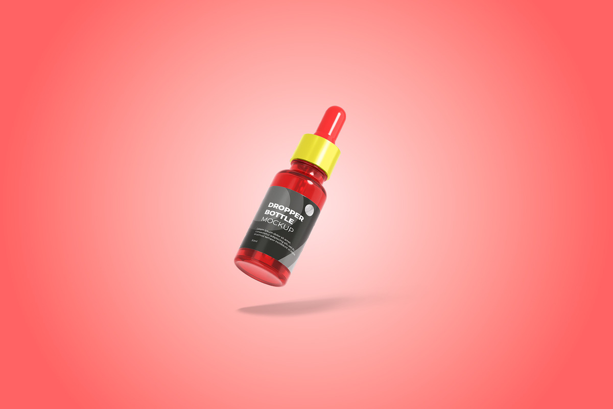 Dropper Bottle Mockup, a Packaging Mockup by Adstart (Photo 4 of 4)