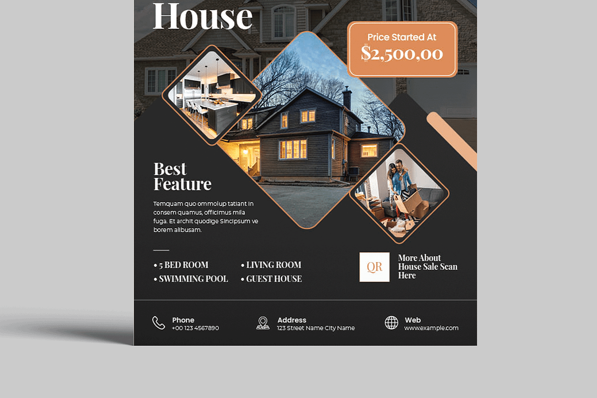 Luxury House Sale Flyer Template, a Flyer Template by MightyDesign (Photo 5 of 8)