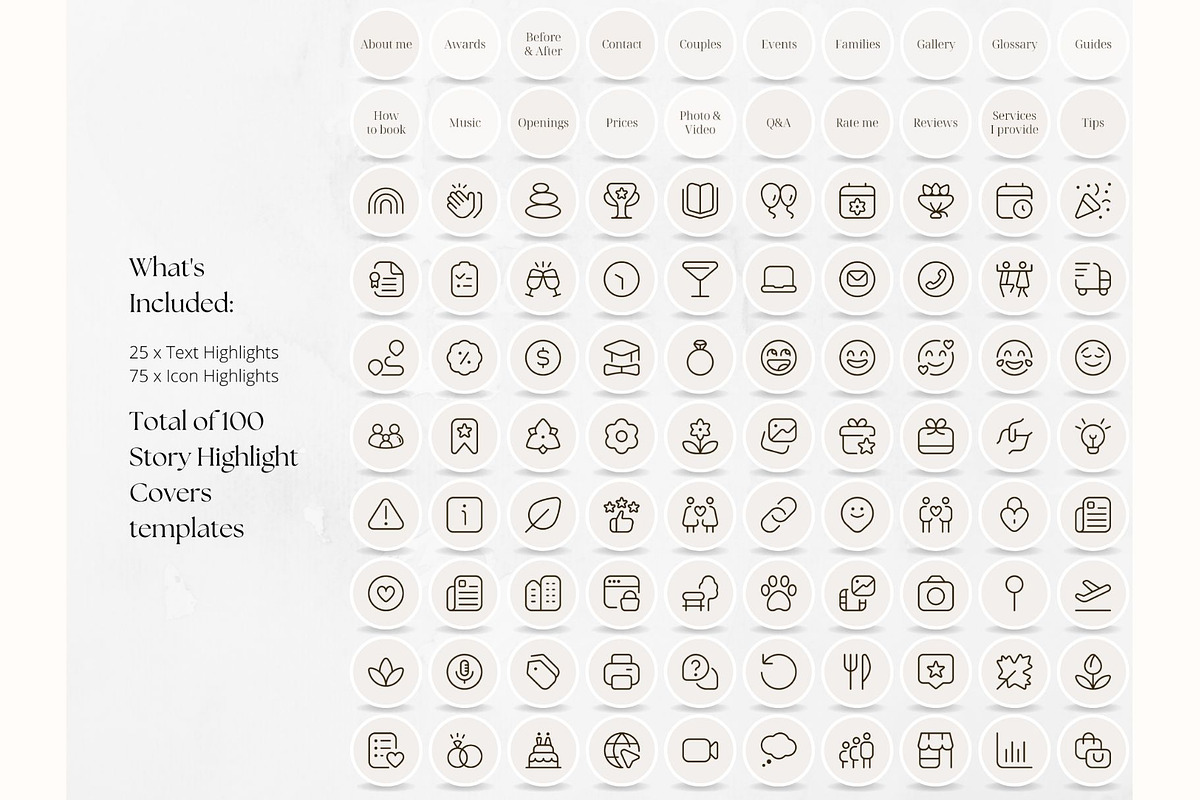 100 Wedding Event Planner Highlight, a Social Media Template by PatternLab. (Photo 2 of 9)