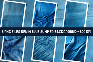 Denim Blue Summer Background