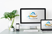 Modern Cleaning Service Logo, a Branding & Logo Template by YUDesignStore (Thumbnail 3 of 10)