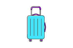 Suitcase icon., a Transportation Illustration by incomible