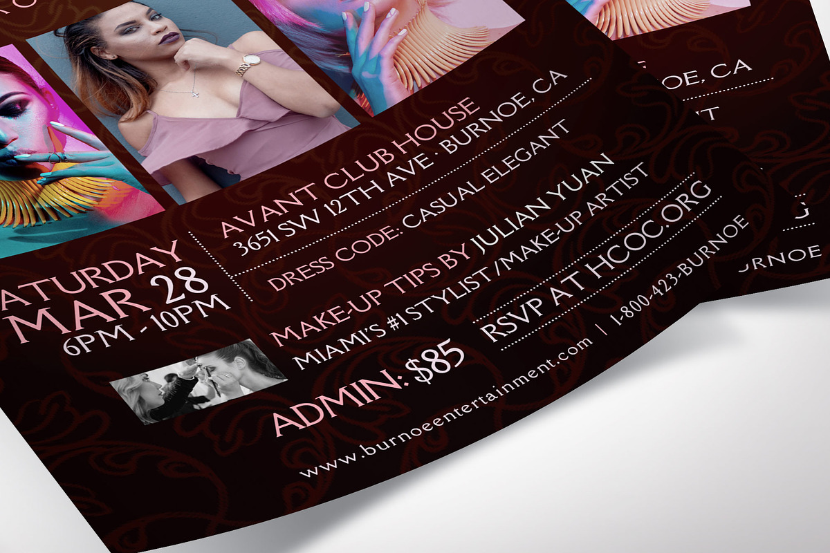 Ladies Night Flyer Canva Template, a Flyer Template by Godserv Designs (Photo 7 of 10)