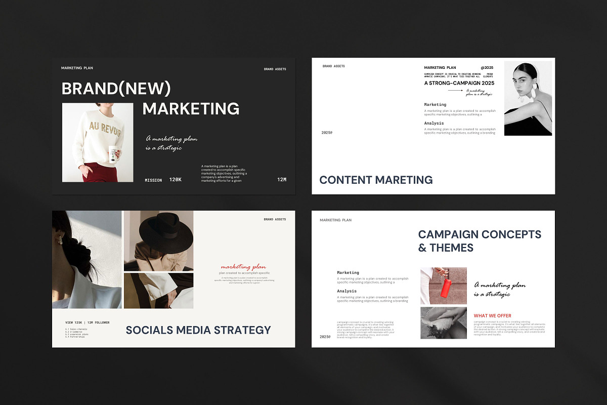 Marketing Plan Template, a Presentation Template by Studio Industry (Photo 7 of 12)