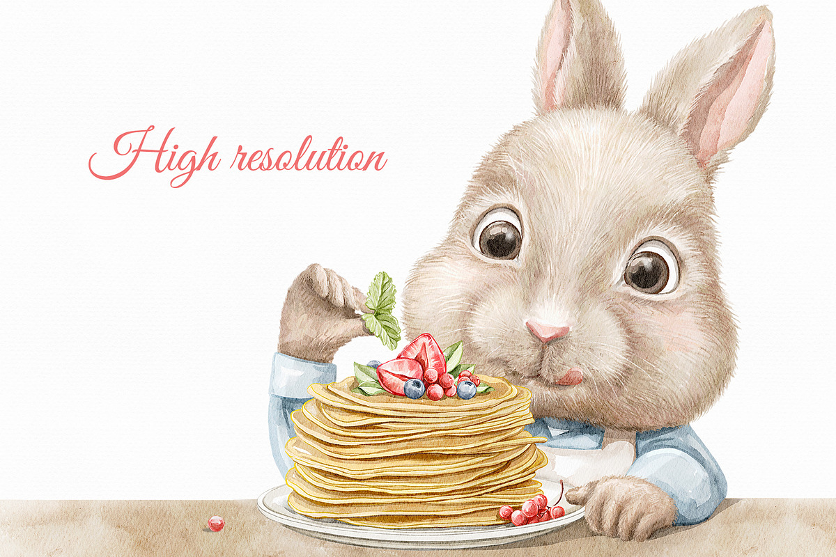 Bunny's kitchen adventures, an Animal Illustration by Mimomy (Photo 7 of 10)