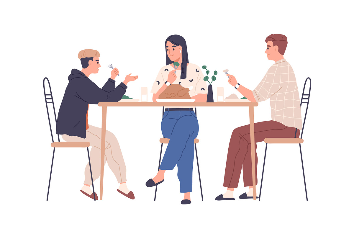 Parent - teenager relationships set, a Person Illustration by Good Studio (Photo 3 of 9)