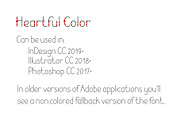 Heartful decorated font, a Sans Serif Font by Contes_de_fée (Thumbnail 9 of 9)