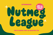 Nutmeg League, a Sans Serif Font by Rillatype (Thumbnail 1 of 10)