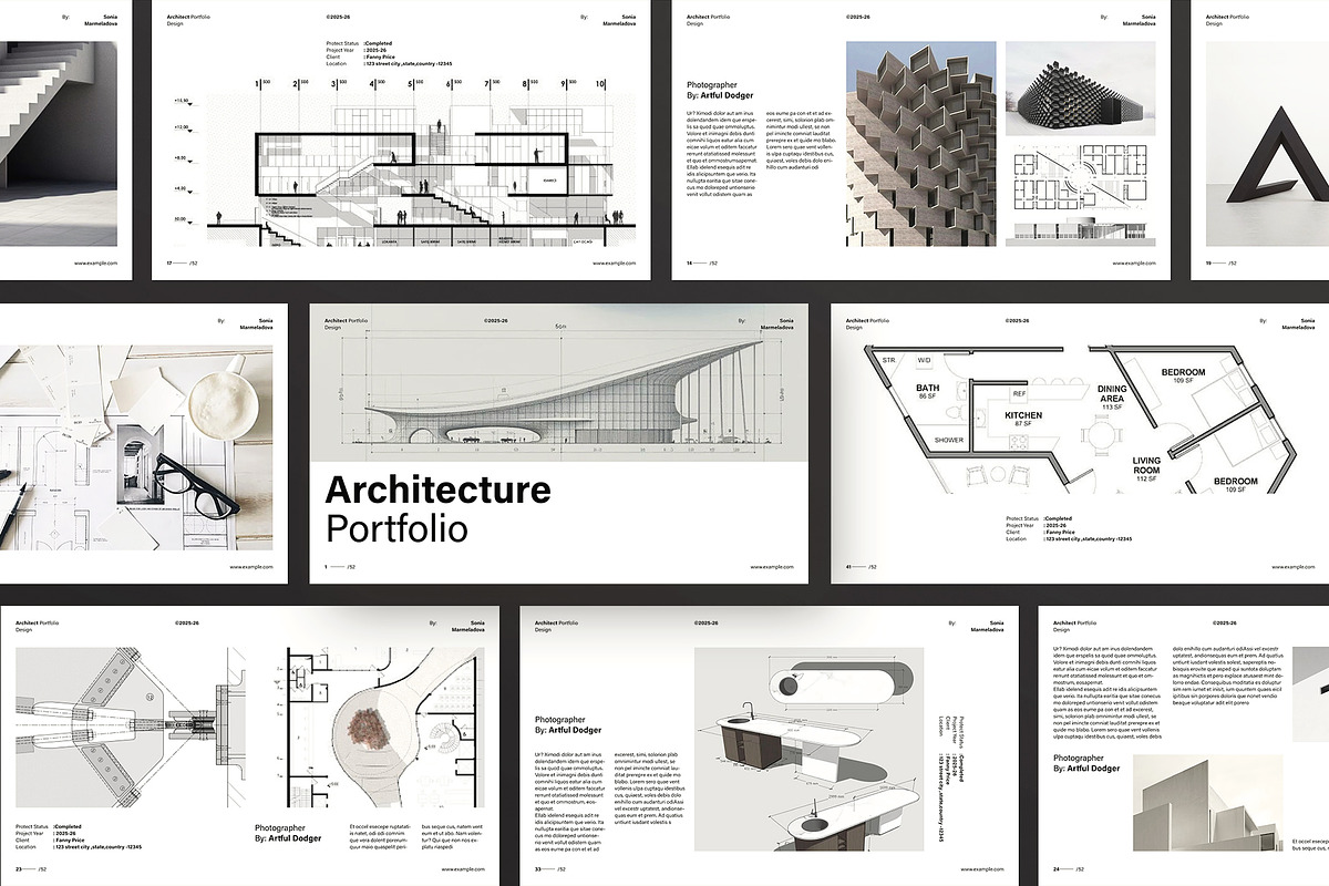Architecture Presentation Template, a Presentation Template by ArtisanaAura (Photo 3 of 9)