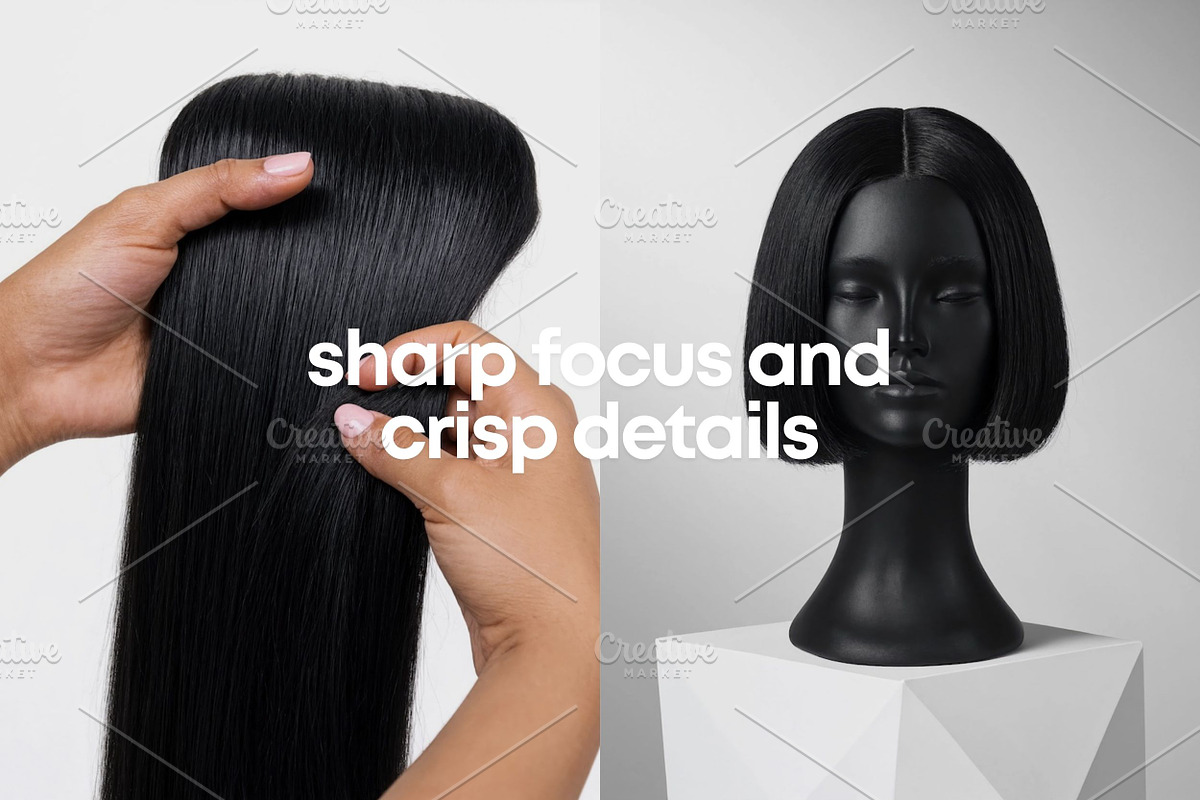 Black Hair Wig Stock Photos, a Beauty & Fashion Photo by Selenique Studio (Photo 3 of 11)