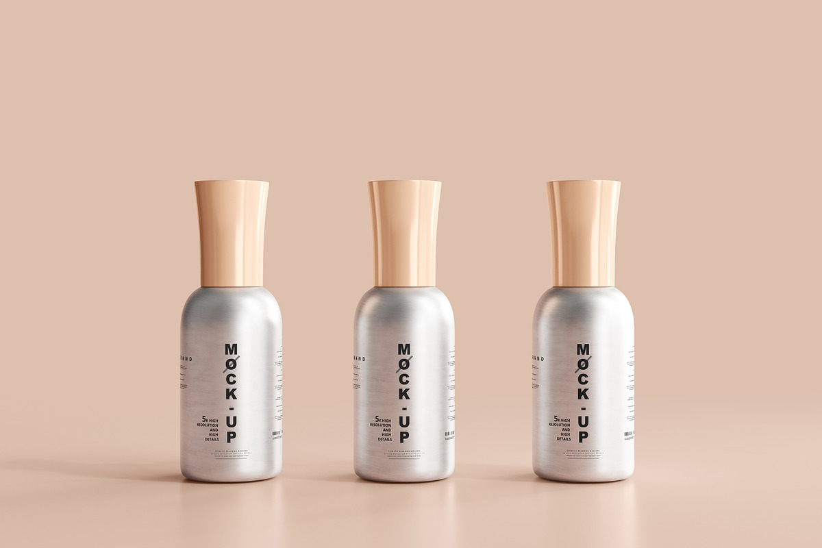 Aluminum Cosmetic Mockup Bundle, a Cups & Container Mockup by pmvch (Photo 151 of 206)