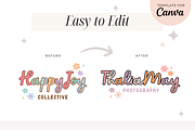 Rainbow Logo Brand Canva Template, a Branding & Logo Template by Summit Avenue (Thumbnail 5 of 8)