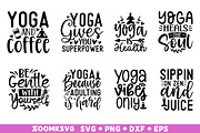 Yoga Bundle, Yoga SVG Bundle, an Illustration by ZoomkSVG (Thumbnail 5 of 7)