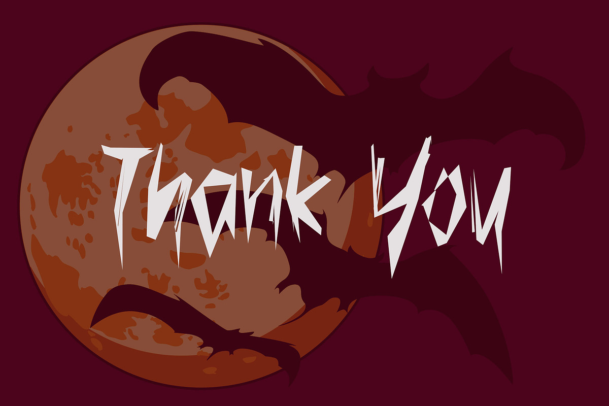 Dark Mind - Halloween Horror Font, a Font by NTC Graphic (Photo 9 of 9)