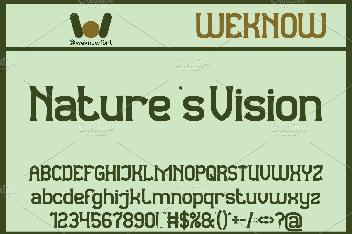 Observant and Aware font, a Sans Serif Font by weknow (Photo 3 of 8)