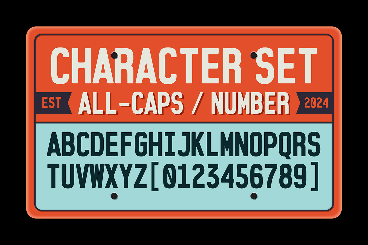 Noplato Mono - Condensed Monospaced, a Sans Serif Font by Drizy (Photo 3 of 10)